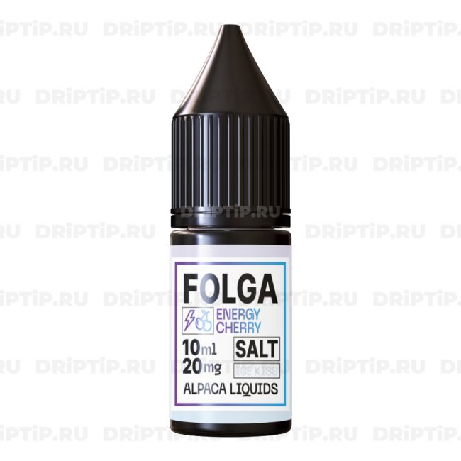 Жидкость для вейпа / Folga Ice Kiss Salt - Energy Cherry 10ml