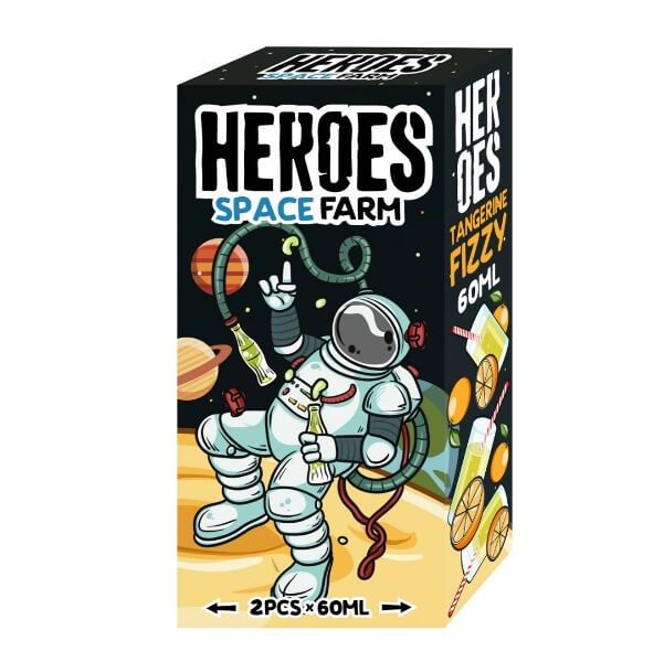 Жидкость для вейпа / HEROES SpaceFarm Pack 60ml+60ml 3mg