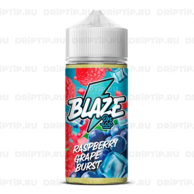 Жидкость для вейпа / Blaze On Ice - Raspberry Grape Burst