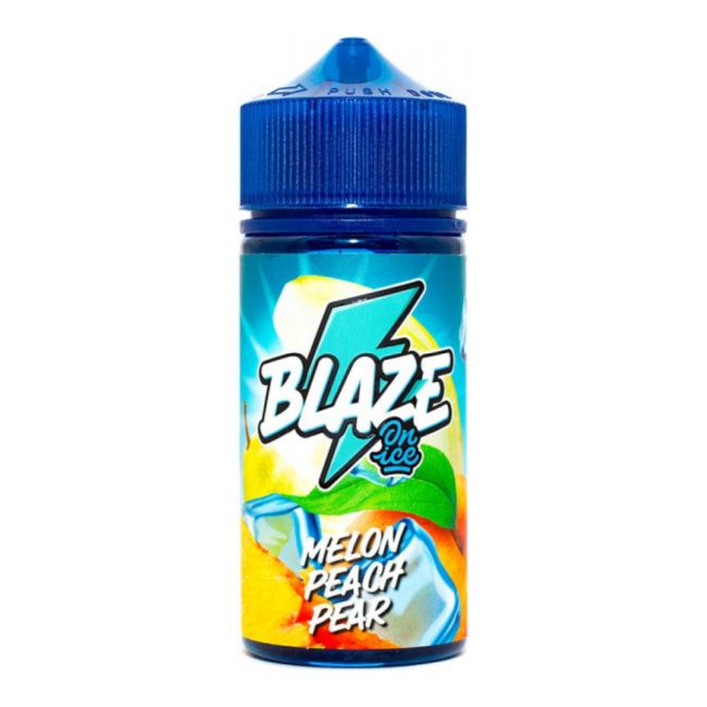 Жидкость для вейпа / BLAZE ON ICE Melon Peach Pear 3mg 100ml