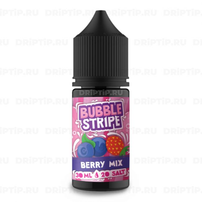 Жидкость для вейпа / Bubble Stripe Salt - Berry Mix