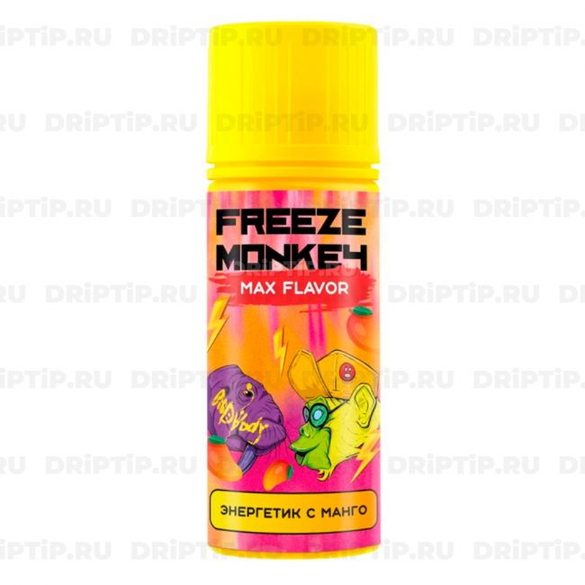 Жидкость для вейпа / Freeze Monkey Max Flavor - Энергетик с Манго