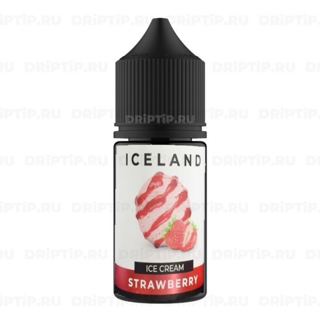 Жидкость для вейпа / Strawberry - Iceland Ice Cream Salt