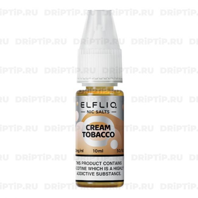 Жидкость для вейпа / Elfliq Salt - Кремовый Табак 10ml